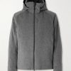 Balma 2.0 Padded Coated-Cashmere Hooded Jacket