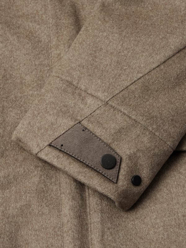 Uptown Padded Hooded Cashmere Jacket - E1 Uptown Padded Hooded Cashmere Jacket - E1