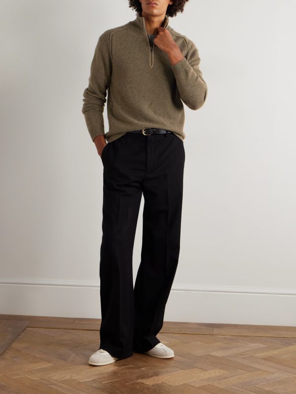 Cashmere Half-Zip Sweater - OU Cashmere Half-Zip Sweater - OU