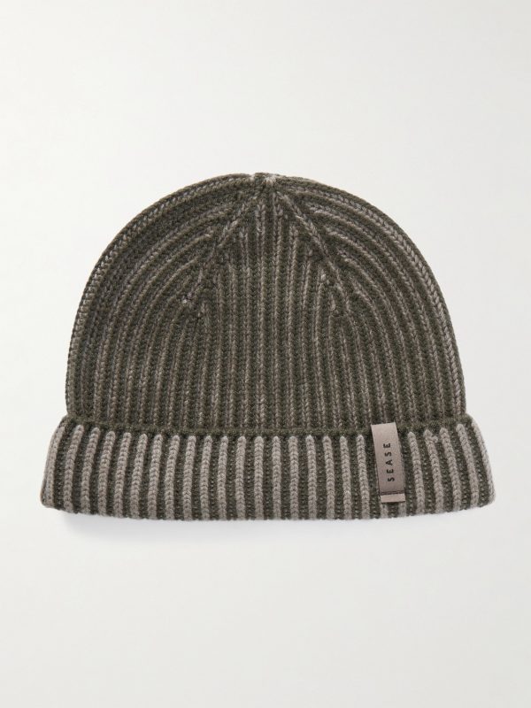 Dinghy Reversible Ribbed Cashmere Beanie Dinghy Reversible Ribbed Cashmere Beanie