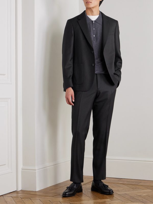 Philip Slim-Fit Straight-Leg Wool-Twill Suit Trousers - OU