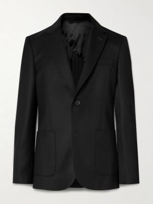 Slim-Fit Wool Suit Jacket