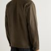Wool-Blend Felt Overshirt - BK Wool-Blend Felt Overshirt - BK