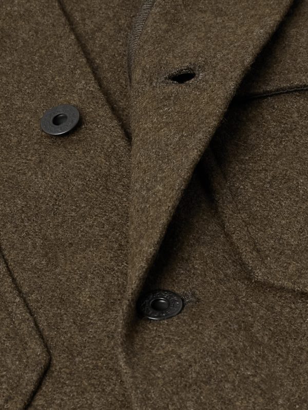 Wool-Blend Felt Overshirt - CU Wool-Blend Felt Overshirt - CU