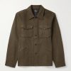 Wool-Blend Felt Overshirt Wool-Blend Felt Overshirt