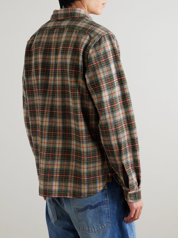 Wool-Blend Flannel Shirt - BK Wool-Blend Flannel Shirt - BK
