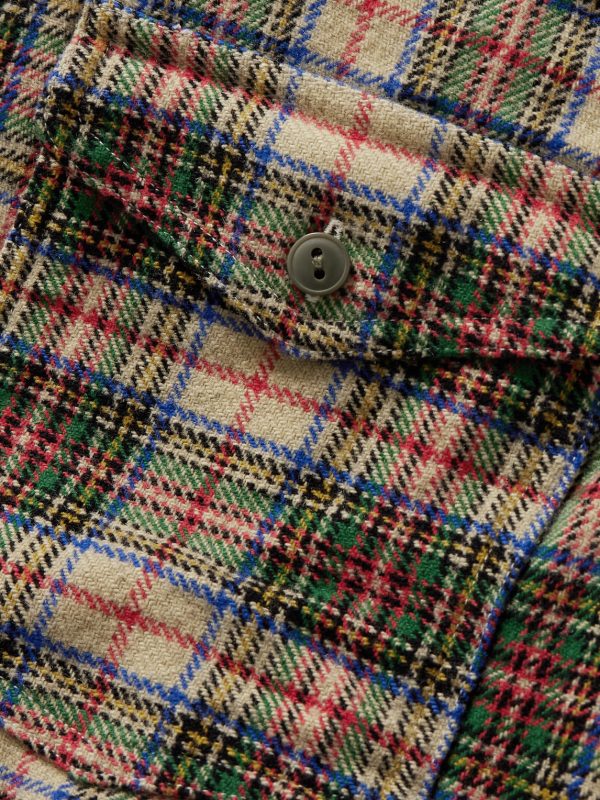 Wool-Blend Flannel Shirt - CU Wool-Blend Flannel Shirt - CU