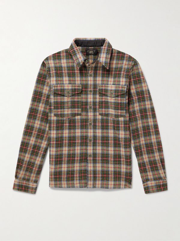 Wool-Blend Flannel Shirt Wool-Blend Flannel Shirt