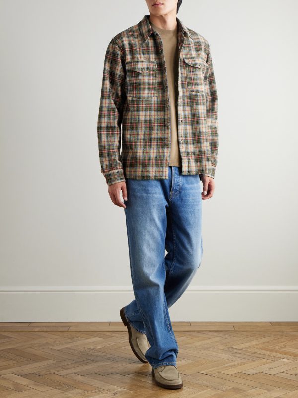 Wool-Blend Flannel Shirt - OU Wool-Blend Flannel Shirt - OU