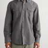 Brushed-Cotton Oxford Western Shirt - FR Brushed-Cotton Oxford Western Shirt - FR
