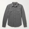 Brushed-Cotton Oxford Western Shirt Brushed-Cotton Oxford Western Shirt