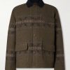 Virgin Wool-Blend Jacquard Jacket