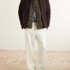 Virgin Wool-Blend Jacquard Jacket - OU