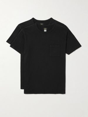 Two-Pack Garment-Dyed Cotton-Jersey T-Shirts Two-Pack Garment-Dyed Cotton-Jersey T-Shirts