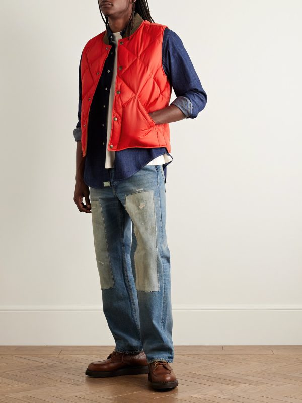 Quilted Padded Recycled-Nylon Gilet - OU