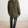 Plush-Trimmed Padded Shell Hooded Parka - BK Plush-Trimmed Padded Shell Hooded Parka - BK