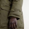 Plush-Trimmed Padded Shell Hooded Parka - E1 Plush-Trimmed Padded Shell Hooded Parka - E1