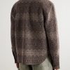 Jacquard-Knit Wool Overshirt - BK