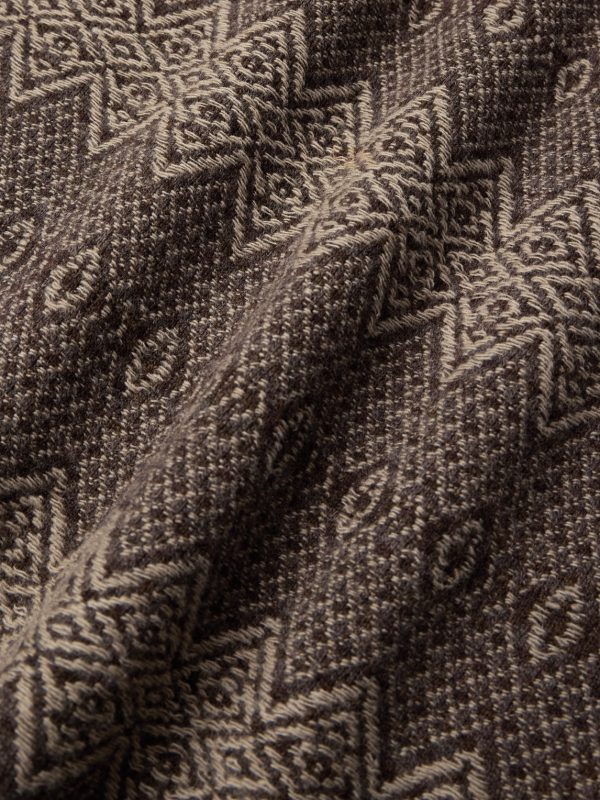 Jacquard-Knit Wool Overshirt - E1