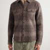 Jacquard-Knit Wool Overshirt - FR
