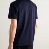 Silk and Cotton-Blend T-Shirt - BK Silk and Cotton-Blend T-Shirt - BK
