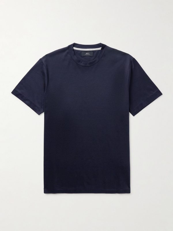 Silk and Cotton-Blend T-Shirt Silk and Cotton-Blend T-Shirt