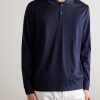 Silk and Cotton-Blend Polo Shirt - FR Silk and Cotton-Blend Polo Shirt - FR