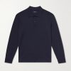 Silk and Cotton-Blend Polo Shirt Silk and Cotton-Blend Polo Shirt