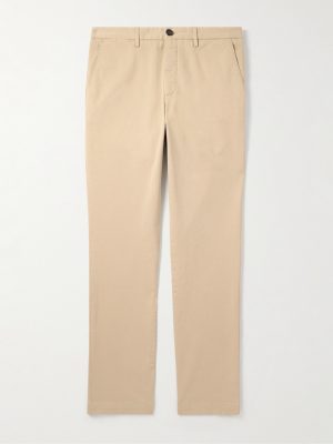 Samuel Straight-Leg Organic Cotton-Blend Twill Chinos Samuel Straight-Leg Organic Cotton-Blend Twill Chinos
