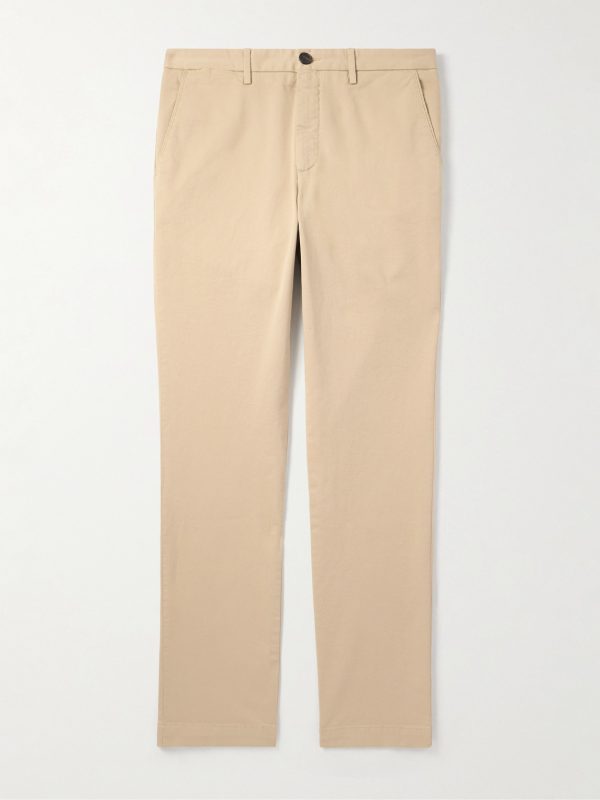 Samuel Straight-Leg Organic Cotton-Blend Twill Chinos Samuel Straight-Leg Organic Cotton-Blend Twill Chinos