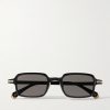 Rectangular-Frame Acetate Sunglasses Rectangular-Frame Acetate Sunglasses