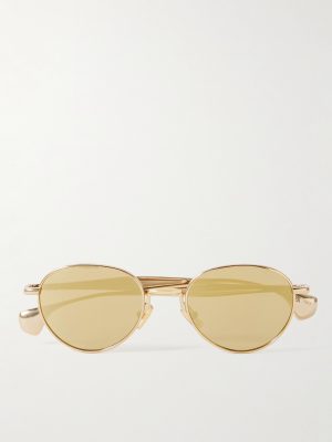 Round-Frame Gold-Tone Sunglasses Round-Frame Gold-Tone Sunglasses