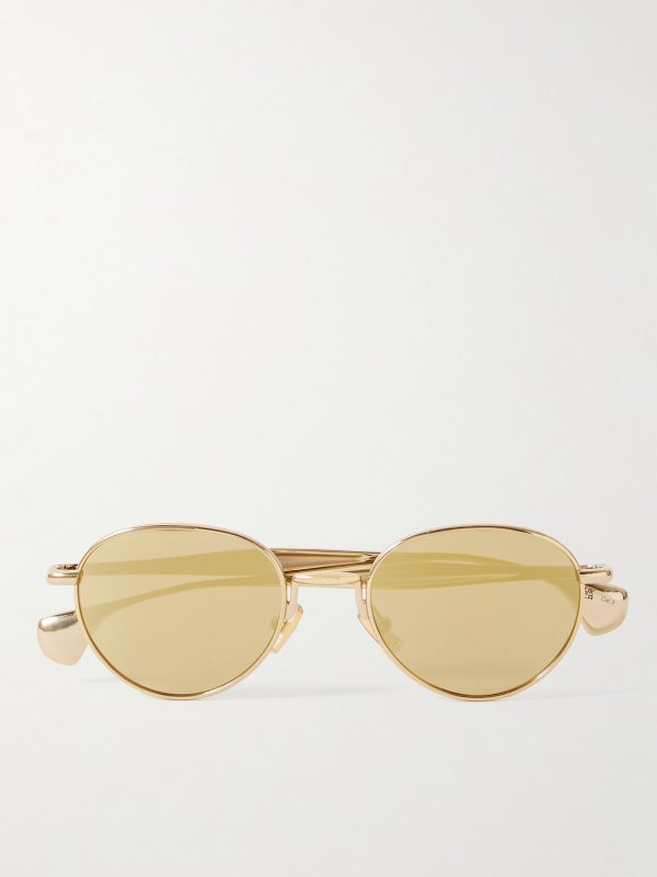 Round-Frame Gold-Tone Sunglasses Round-Frame Gold-Tone Sunglasses