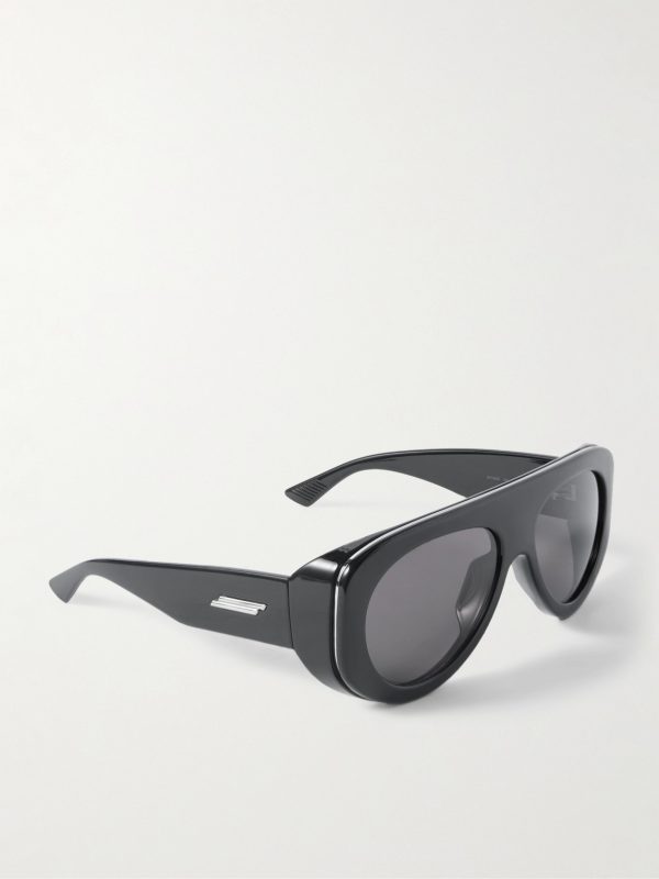 Aviator-Style Acetate Sunglasses - FR