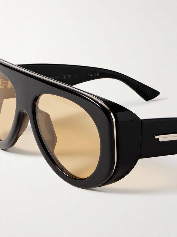Aviator-Style Acetate Sunglasses - CU
