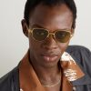 Square-Frame Gold-Tone Sunglasses - OU Square-Frame Gold-Tone Sunglasses - OU
