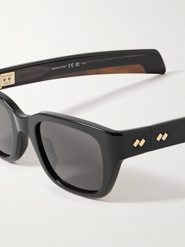Ribbon Square-Frame Acetate Sunglasses - CU Ribbon Square-Frame Acetate Sunglasses - CU