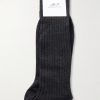 Ribbed Merino Wool-Blend Socks - E1