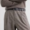 3cm Reversible Full-Grain Leather Belt - OU