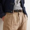 3.5cm Woven Suede Belt - FR