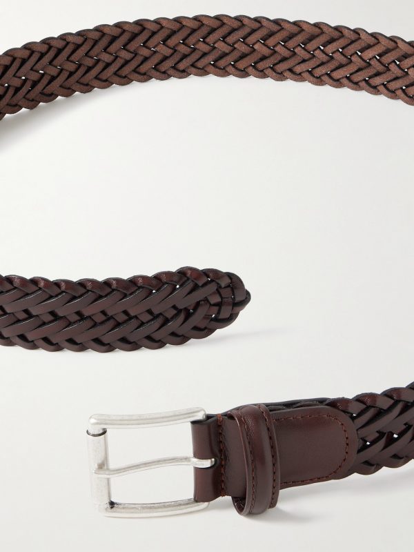 3.5cm Woven Leather Belt - E1 3.5cm Woven Leather Belt - E1