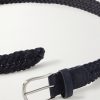 3.5cm Woven Suede Belt - E1 3.5cm Woven Suede Belt - E1