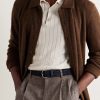 3.5cm Woven Suede Belt - FR 3.5cm Woven Suede Belt - FR