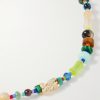 14-Karat Gold, Agate and Diamond Beaded Necklace - CU 14-Karat Gold, Agate and Diamond Beaded Necklace - CU