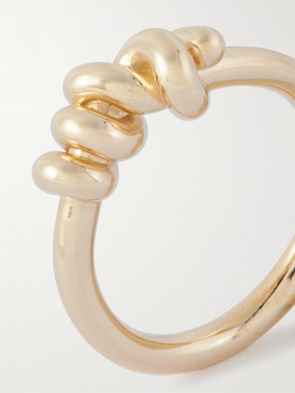 Entangled Knot 14-Karat Gold Ring - CU Entangled Knot 14-Karat Gold Ring - CU