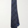 8cm Checked Silk Tie
