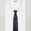 8cm Checked Silk Tie - OU