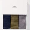 Set of Three 7cm Knitted Silk Ties - E1 Set of Three 7cm Knitted Silk Ties - E1
