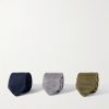 Set of Three 7cm Knitted Silk Ties Set of Three 7cm Knitted Silk Ties