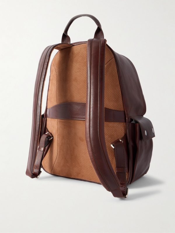 Leather Backpack - BK Leather Backpack - BK